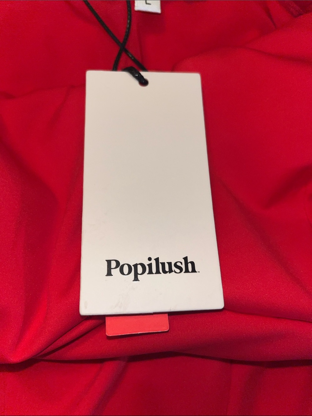 Popilush Red Shapewear Thong Bodysuit - Picture 8 of 10